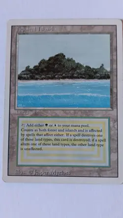 MAGIC The Gathering MTG | Tropical Island | Revised - Image 1