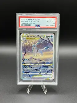 💥Glaceon VSTAR Galarian Gallery Holo #GG40/GG70 Crown Zenith PSA 10 GEM MINT - Image 1