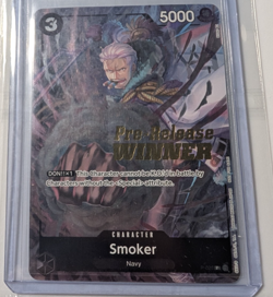 Smoker P-025 Pre-Release Winner Promo One Piece Card English LP - Image 1