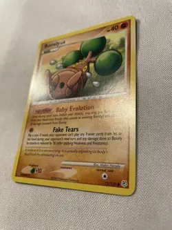 Pokemon TCG Bonsly Card 71/130 Diamond and Pearl Common LP Condition - Image 2