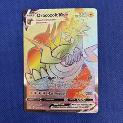 Dracozolt VMAX Secret Rare - Evolving Skies 210/203 NM Pokemon Card SWSH07 - Image 1