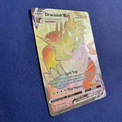 Dracozolt VMAX Secret Rare - Evolving Skies 210/203 NM Pokemon Card SWSH07 - Image 2
