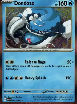Dondozo - (Line Holo) Rare Miscellaneous Cards & Products 061/198 NM - Image 1