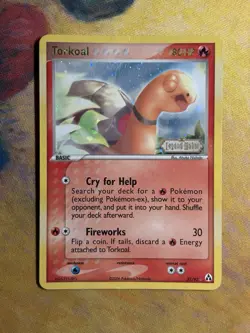 Torkoal 27/92 Ex Legend Maker Reverse Holo Rare Stamped Pokemon Card HP - Image 2
