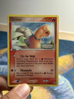 Torkoal 27/92 Ex Legend Maker Reverse Holo Rare Stamped Pokemon Card HP - Image 3