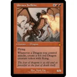 UTVARA HELLKITE (RETRO FRAME) Ravnica Remastered Magic MTG MINT CARD - Image 1