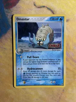 Omastar 20/108 Reverse Holo Rare Stamped EX Power Keepers Pokemon Card LP - Image 2