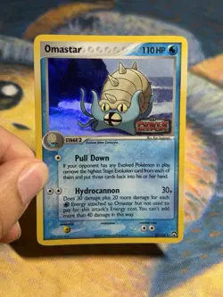 Omastar 20/108 Reverse Holo Rare Stamped EX Power Keepers Pokemon Card LP - Image 3