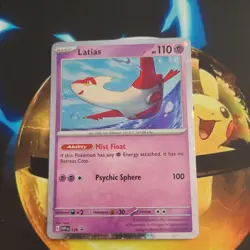 Pokemon Card Latias SVP 139 Stellar Crown Black Star Promo NM - Image 1