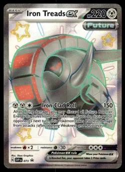 Pokemon TCG SV: Scarlet & Violet Promo Cards #073 Iron Treads ex NM - Image 1
