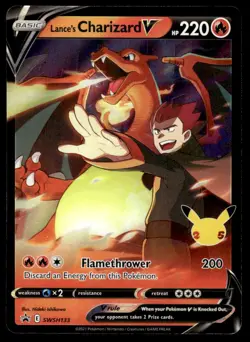 Pokemon TCG SWSH: Sword & Shield Promo Cards #SWSH133 Lance's Charizard V NM - Image 1