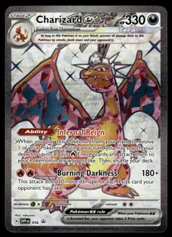 Pokemon TCG SV: Scarlet & Violet Promo Cards #056 Charizard ex NM - Image 1