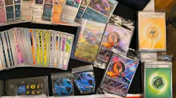 Pokemon TCG Mega Evolution Charizard Sleeves/ Dice/ Promo/ Holo Cards /Coins - Image 4