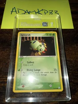 Spinarak 78/109 Team Rocket Returns Pokemon Card TCG TAG 9 - Image 1