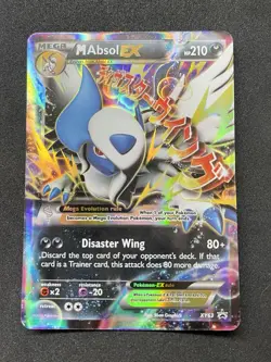 Pokemon TCG M Absol EX XY63 XY Holo Mega Evolution Card - Image 1