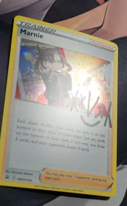 Marnie SWSH120 HOLO RARE Pokemon Black Star Promo 2021 Card TCG - Image 2