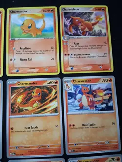 Lot Of 12 Charmander & Charmeleon Cards; Obsidian Flames - Paldean Fates - Image 3