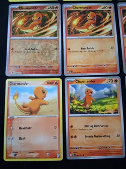 Lot Of 12 Charmander & Charmeleon Cards; Obsidian Flames - Paldean Fates - Image 4
