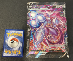 Pokemon TCG Mewtwo V-Union SWSH161 JUMBO OVERSIZE Black Star Promo Card 🔮 - Image 1
