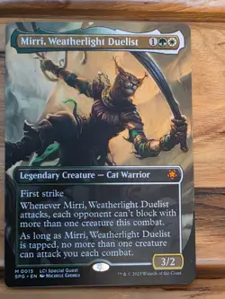 MTG English Mirri, Weatherlight Duelist (Borderless) NM Foil Special Guests - Image 1