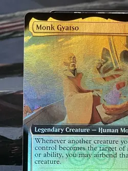 MTG Monk Gyatso RARE FOIL EXTENDED ART The Last Airbender 173 NM/Mint - Image 3