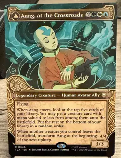 Aang, at the Crossroads (Showcase) Avatar: The Last Airbender Regular - MTG -NM - Image 1