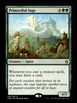 Primordial Sage LP Light Play Commander Anthology MTG [11971] - Image 1