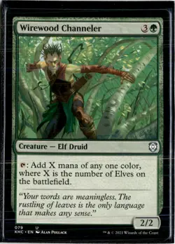 Commander: Kaldheim #79 Wirewood Channeler - Image 1
