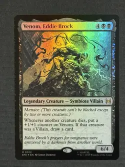 Magic The Gathering Venom, Eddie Brock Marvel’s Spider-Man: Eternal-Legal Foil - Image 2