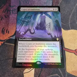 Court of Ambition (Extended Art) Commander Legends Foil LP - Image 2