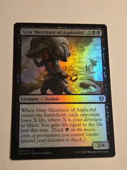 Gray Merchant of Asphodel FOIL X1 THB MTG Theros Beyond Death - Image 1