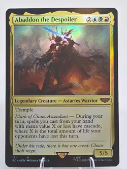 Abaddon the Despoiler FOIL X1 40K MTG Warhammer 40,000 B1 - Image 1