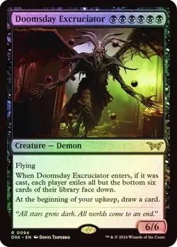 Doomsday Excruciator R Duskmourn: House of Horror 94 NM Foil - Image 1