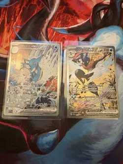 Pokemon Black Star Promos Greninja & Kingdra Ex Shrouded Fable 131 132 LP/MP - Image 1