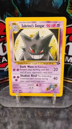 SABRINA'S GENGAR Gym Challenge POKEMON 2000 Trading Card 29/132 TCG - Image 1