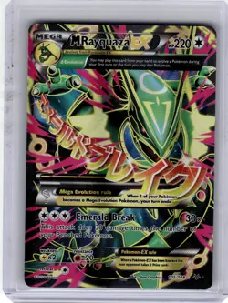 2015 Pokemon-M Rayquaza EX #105/108 XY Roaring Skies-Ultra Rare Holo MP - Image 1
