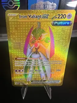Pokemon Iron Valiant ex 261/182 SV04: Paradox Rift Rare Holo Basic HP220 - Image 1