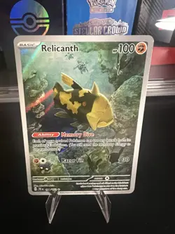 Pokemon Relicanth 173/162 SV05 Temporal Forces Illustration Rare Holo HP100 - Image 1