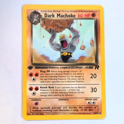 Dark Machoke 40/82 Team Rocket Regular 1st Edition POKEMON TCG - Image 1