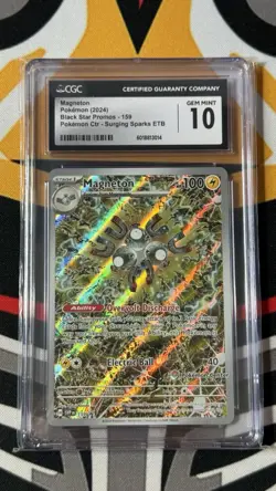 CGC GM 10 - 2024 Pokemon Center Magneton Promo #159 - Image 1
