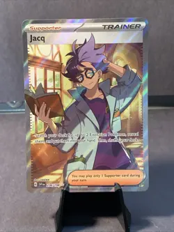 Pokemon TCG Jacq #236/198 Full Art Rare Scarlet and Violet Base Set NM - Image 1
