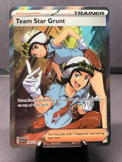 Pokemon TCG Team Star Grunt 242/198 SV1 Full Art Ultra Rare Holo NM/M - Image 1