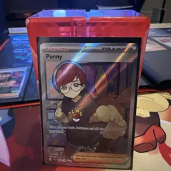 Penny 239/198 Scarlet and Violet Full Art Trainer Ultra Rare Pokemon TCG NM - Image 1