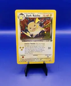 Dark Raichu 83/82 Team Rocket Set Holo Rare Pokemon Card Nintendo TCG WOTC NM - Image 1