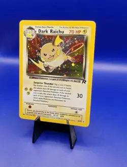 Dark Raichu 83/82 Team Rocket Set Holo Rare Pokemon Card Nintendo TCG WOTC NM - Image 3