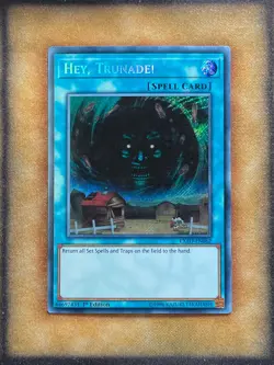 Yugioh Hey, Trunade! EXFO-EN062 Secret Rare 1st Ed LP - Image 1