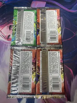 YUGIOH ORIGINAL Vintage Booster Pack Lot Magic Ruler Pharaohs Servant Konami X4 - Image 2