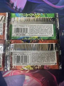 YUGIOH ORIGINAL Vintage Booster Pack Lot Magic Ruler Pharaohs Servant Konami X4 - Image 3