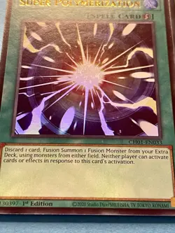 3x Super Polymerization | CH01-EN033 | Ultra Rare | NM | 1st Edition | YuGiOh! - Image 2