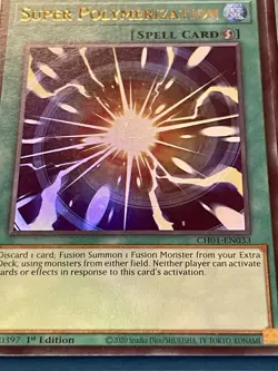 3x Super Polymerization | CH01-EN033 | Ultra Rare | NM | 1st Edition | YuGiOh! - Image 4